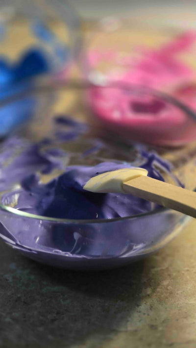 butterfly pea dragon fruit blue spirulina colors yogurt